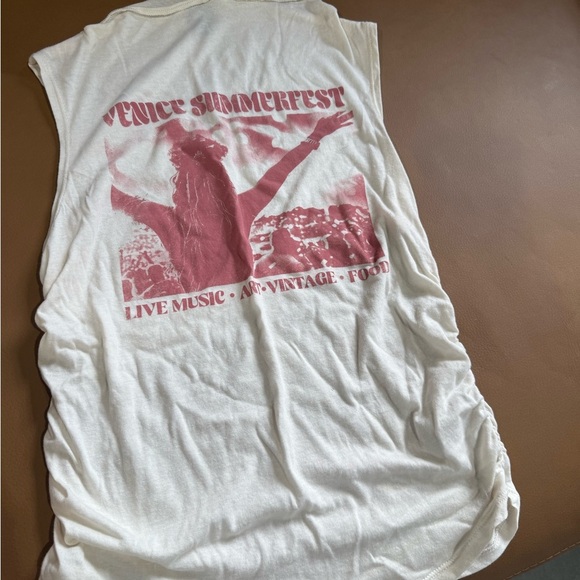 wild fable Tops - Wild Fable White Graphic Tank Top